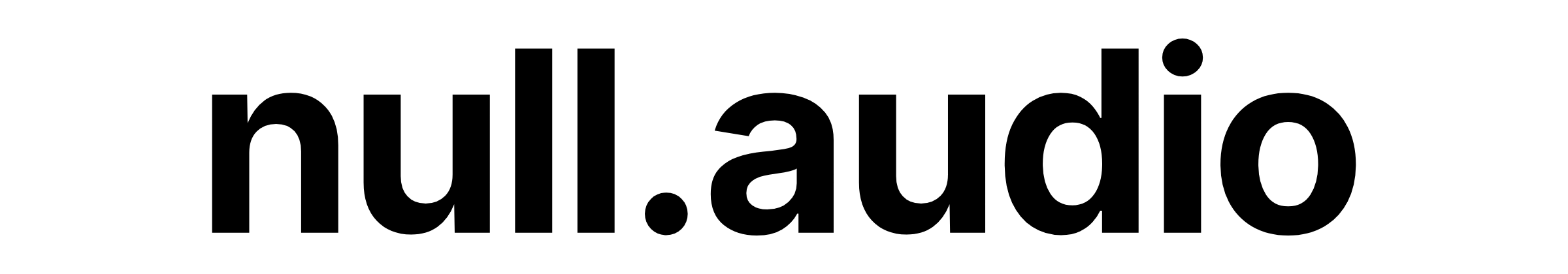 Wordmark, black